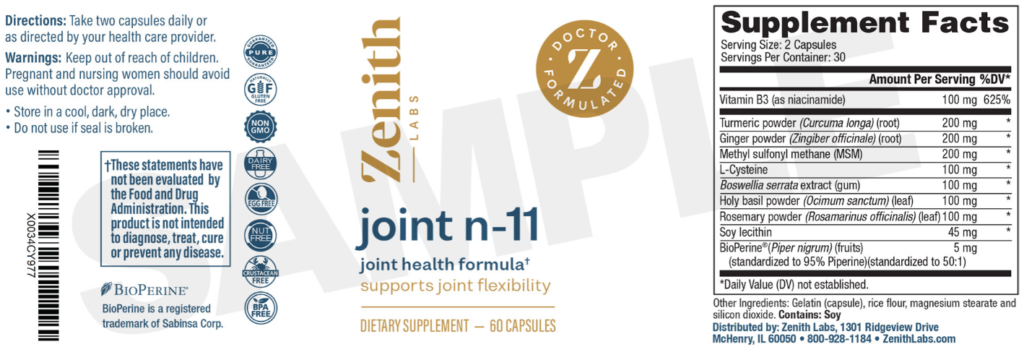 Joint N-11 Ingredients