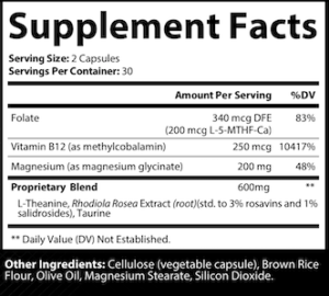 Clubhouse Stud Supplement Label